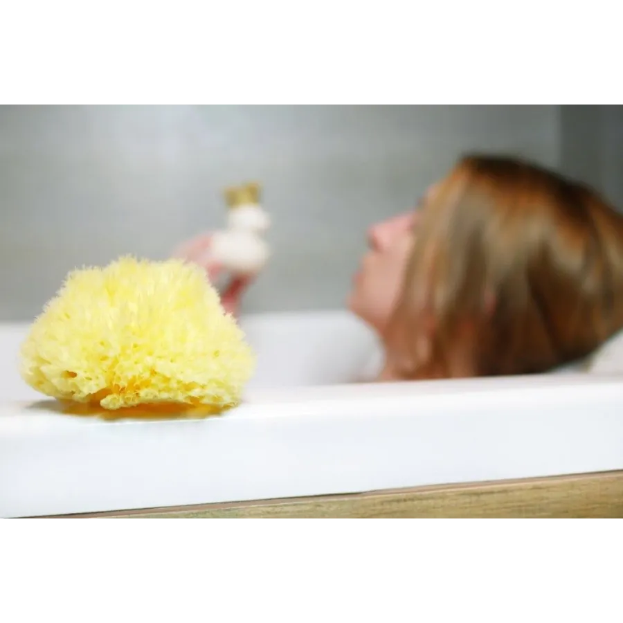 LULLALOVE NATURALNA GĄBKA MORSKA HONEYCOMB SMALL