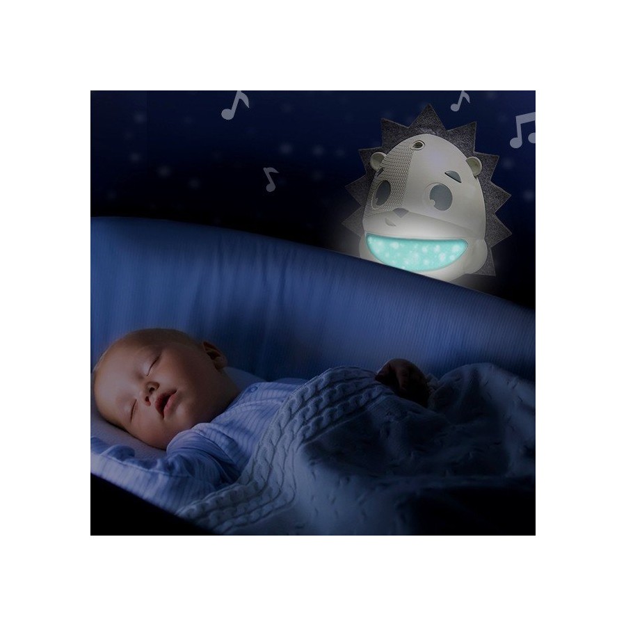 Tiny Love Projektor/Pozytywka/Lampka z sensorem płaczu - Jeż