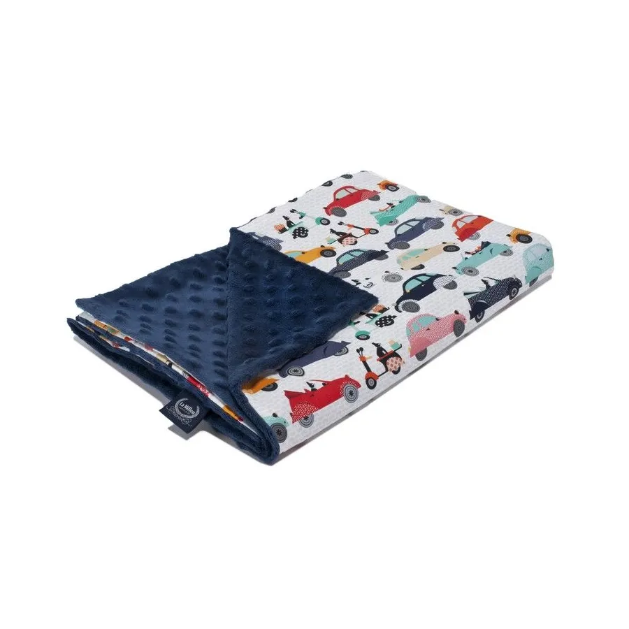 LA Millou blanket Kilkenny LA MOBILE LIGHT NAVY