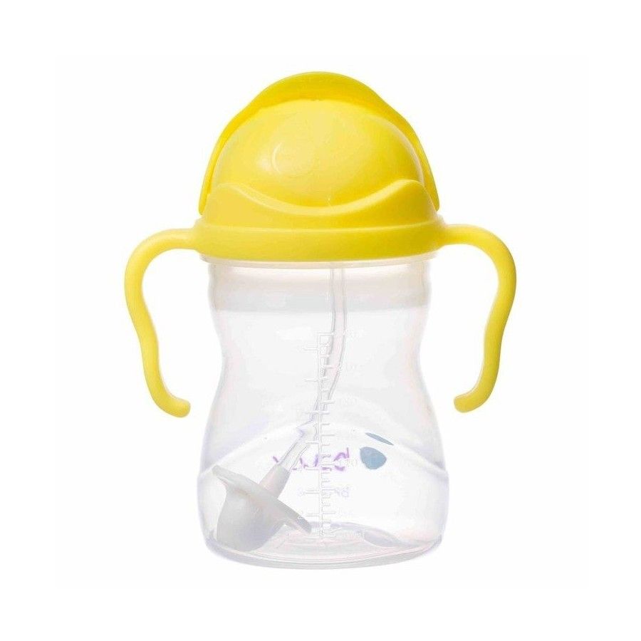 B.BOX Neue innovative Wasserflasche mit Zitronenstroh