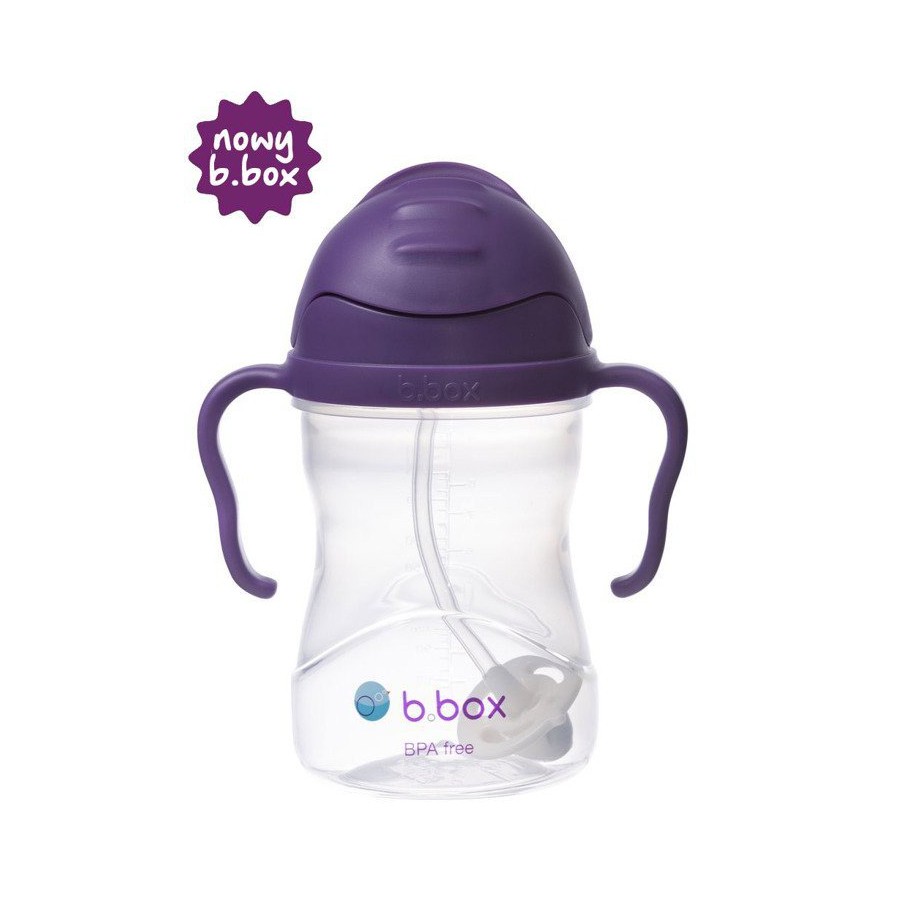 B.BOX INNOVATIVE NEW BOTTLE GRAPE with a straw