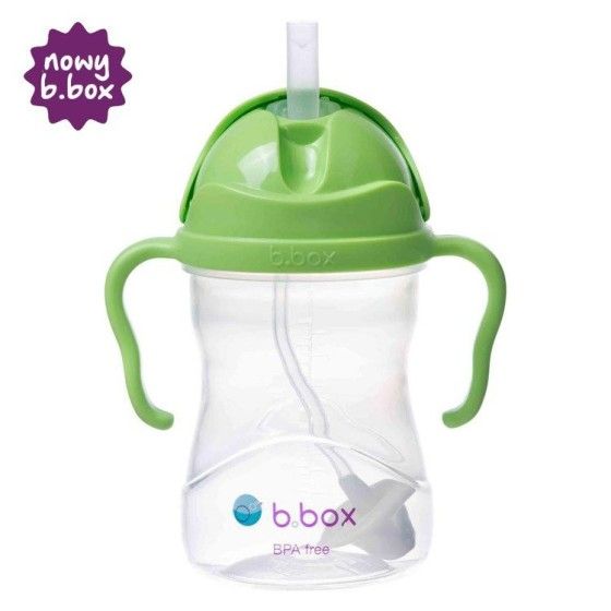 B.BOX Neue innovative Wasserflasche mit Apfelstroh