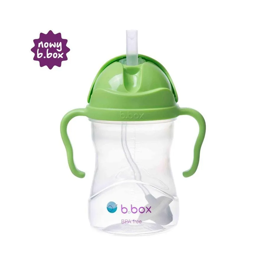 B.BOX INNOVATIVE NEW BOTTLE WITH APPLE straw