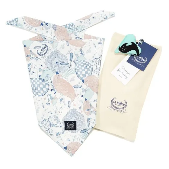 LA Millou BY MAY Bohosiewicz TRIANGULAR handkerchief UNICORN