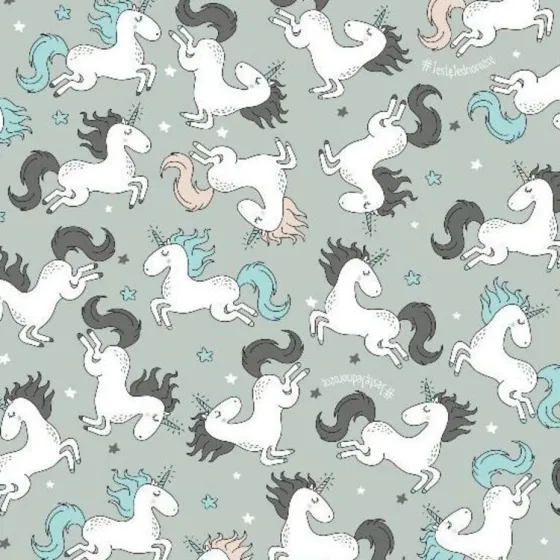 LA MILLOU BY MAJA BOHOSIEWICZ TRÓJKĄTNA CHUSTKA UNICORN RAINBOW