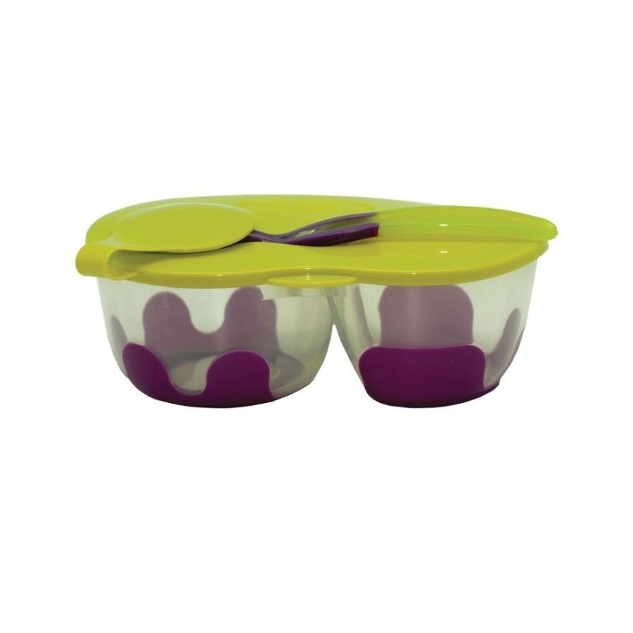 Double b.box food container b.box violet-green