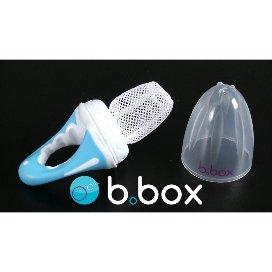 b.box teether for administration to food blue b.box