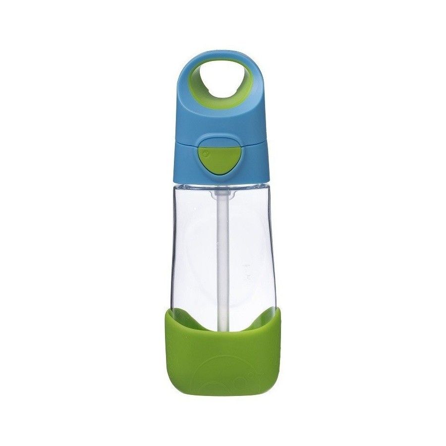 b.box Tritan-Flasche mit Strohhalm 450 ml, Meeresbrise