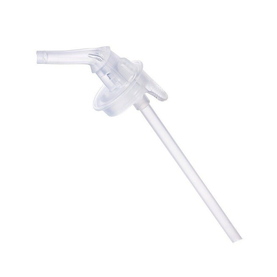 b.box Botella tritan con pajita 450 ml, batido de fresa