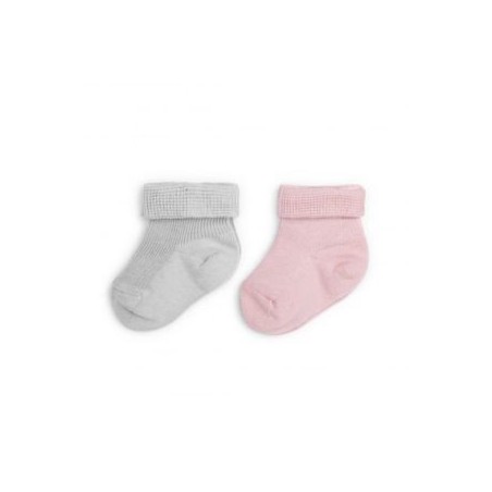 ColorStories - two pairs of socks pressure-gray and pink 6-12m months