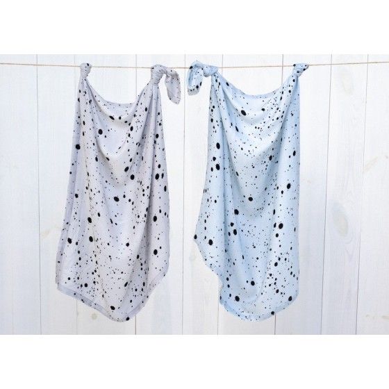 SLEEPEE 2 STUKKEN MUESLIJN, GRIJS/BLAUW