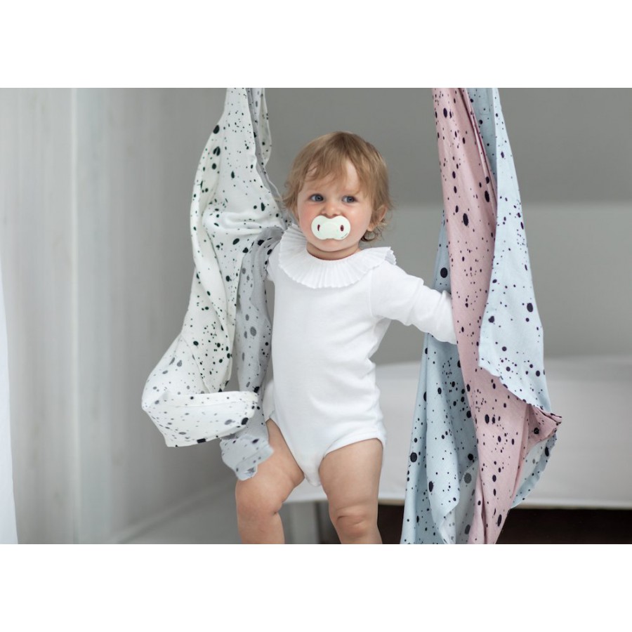 SLEEPEE muslin nappy 2 PCS GRAY / WHITE