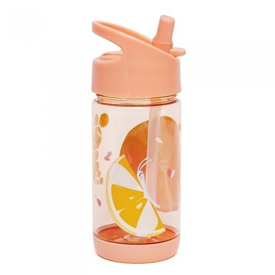 Petit Monkey - Transparent Bottle with a folding mouthpiece and