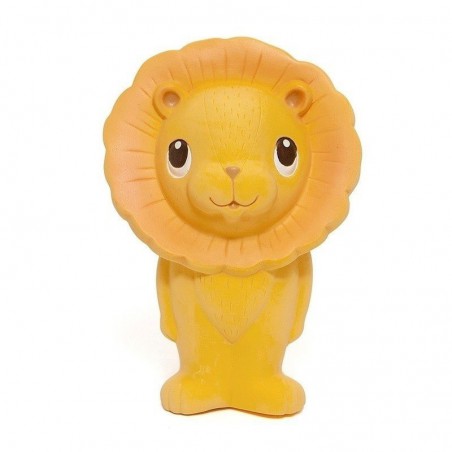 Petit Monkey - Leo the Lion teether rattle 100% hevea