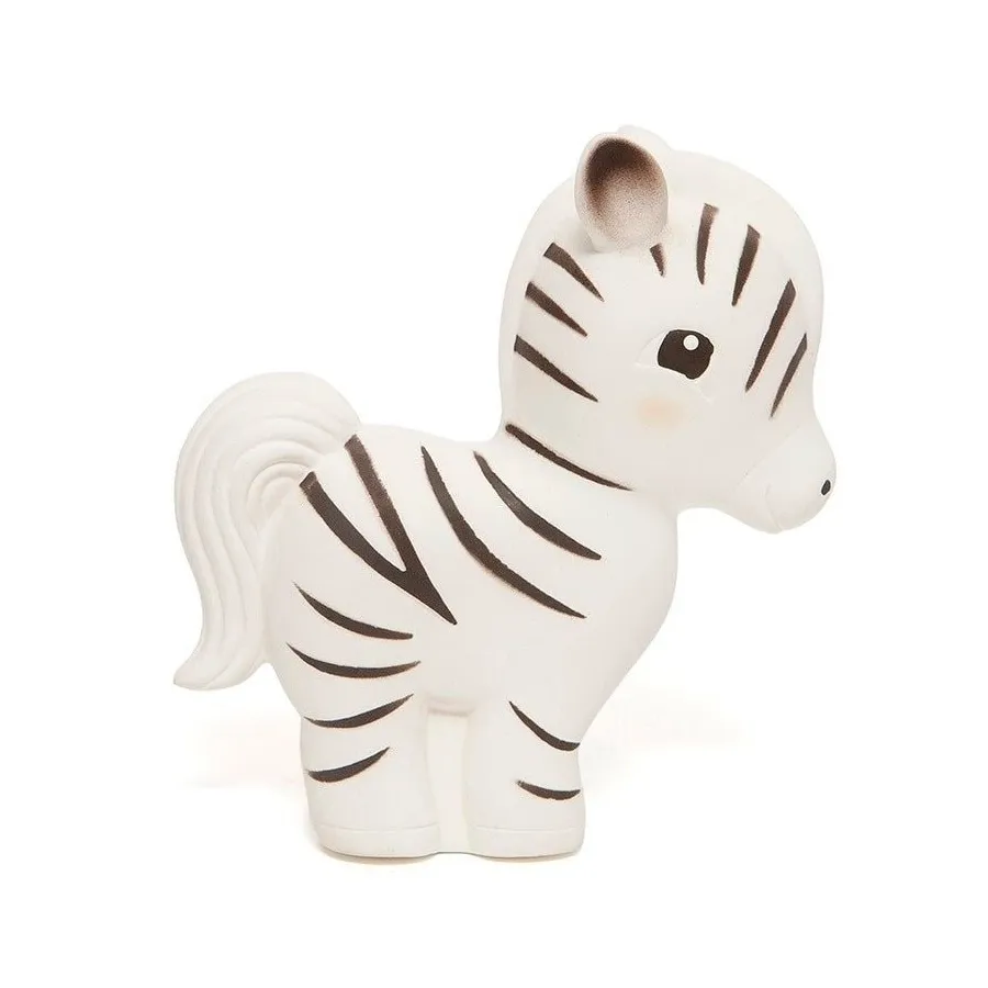 Petit Monkey - Zippy Zebra teether rattle 100% hevea Petit Monkey - Zippy Zebra teether rattle 100% hevea