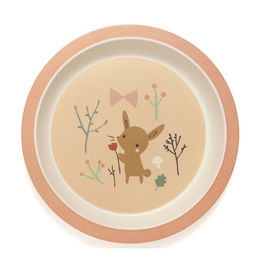 Petit Monkey - a flat plate with a bamboo rant Grasshopper
