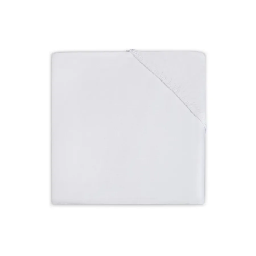 Jollein sheet with rubber for baby White