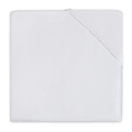 Jollein sheet with rubber for baby White