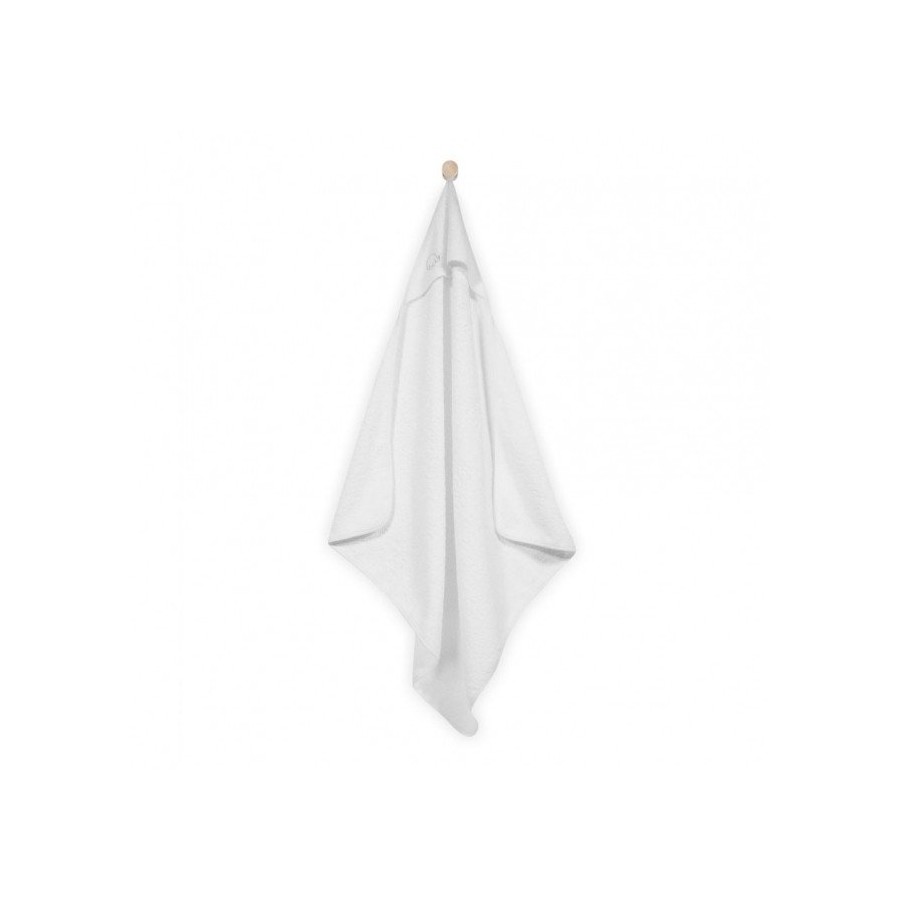 Jollein Mięciutki ręcznik z kapturem 75x75cm Biały