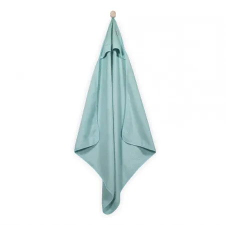 Jollein Mjuk handduk med huva, 75x75cm, mint
