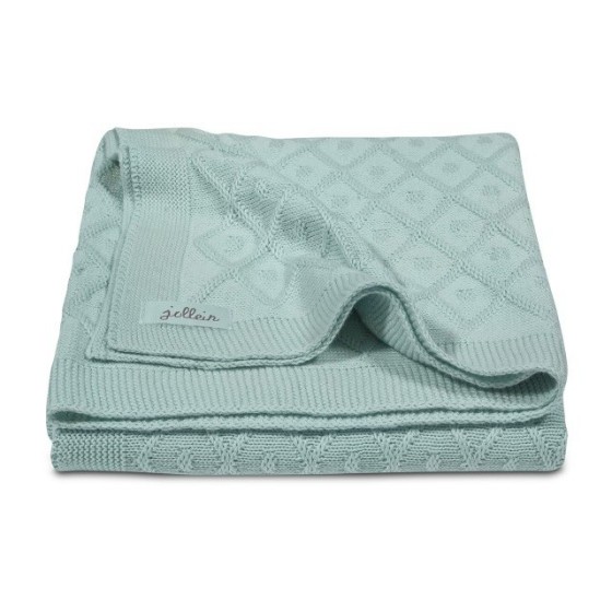 Jollein Gewebt Diamantscheck Boke Vintage Green - Mettern