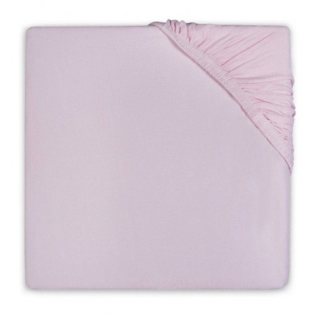 Jollein sheet with rubber to bed bright pink