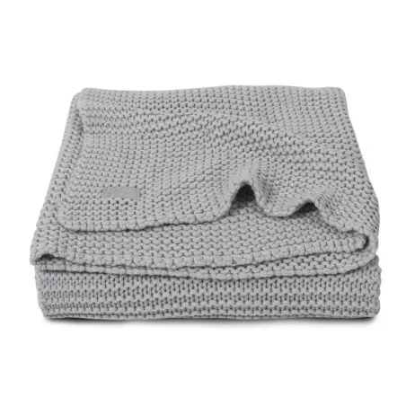 Jollein Blanket Heavy Knit Gray Gray 75x100cm