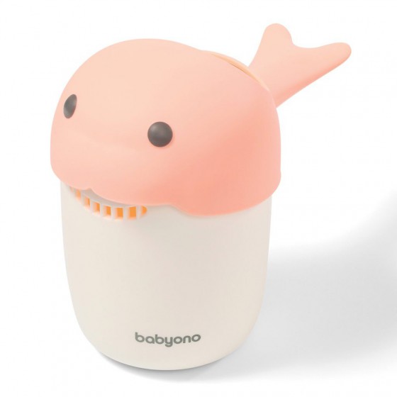 Babyono WHALE Kopfwaschbecher - rosa