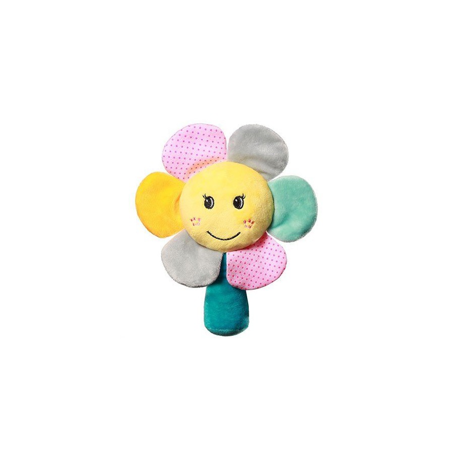 Babyono Grzechotka dla niemowląt RAINBOW FLOWER