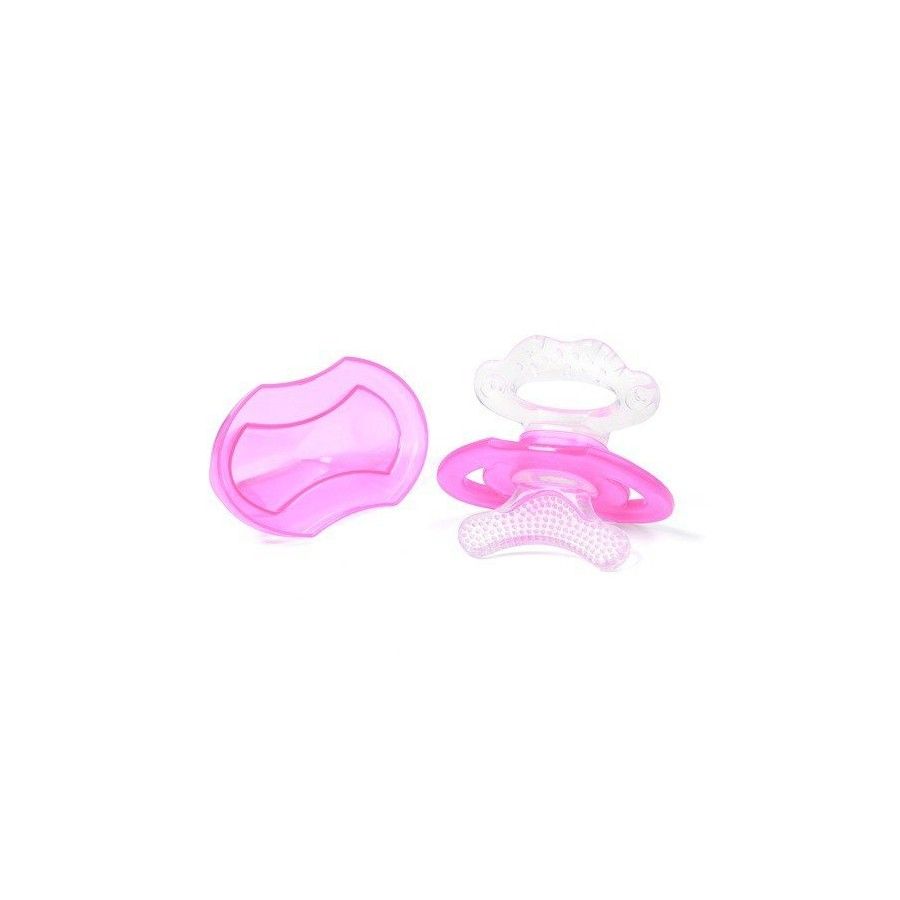 Babyono Silicone Gryzak a baba Roze