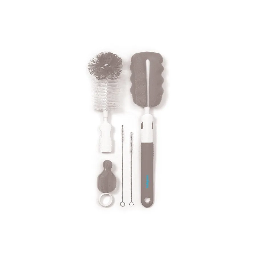 Baboon Replaceable bottle and dragon brushes - grey