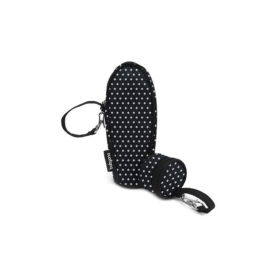 BabyOno Thermo container pacifier + FREE black patterned