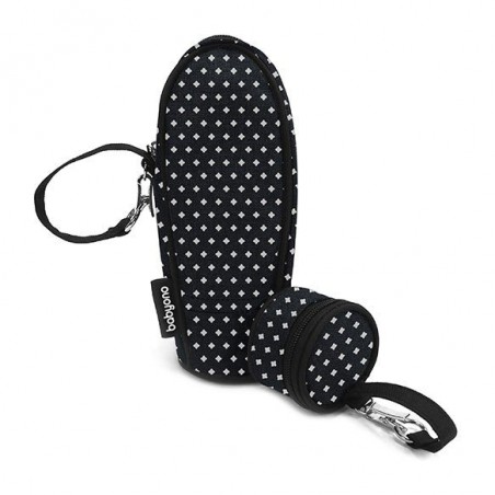 BabyOno Thermo container pacifier + FREE black patterned
