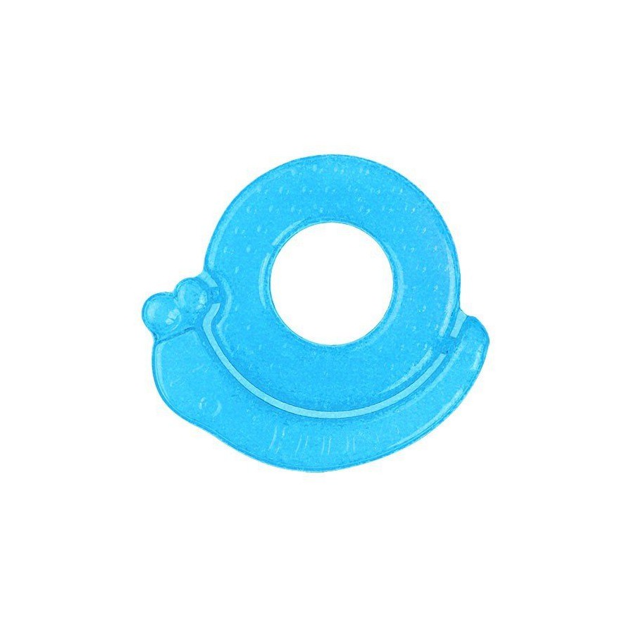 BabyOno Gel teether for babies snail - blue