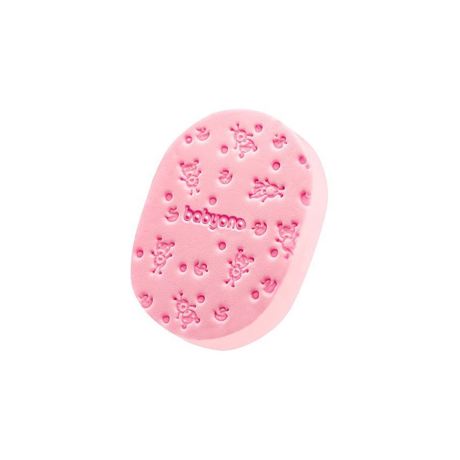 BabyOno gentle sponge for babies - pink