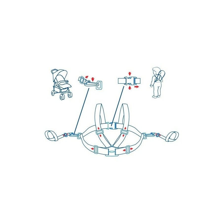 Babyches för barnvagn och för första steg -