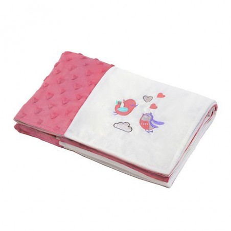 BabyOno soft Minky Patchwork blanket 75x100cm