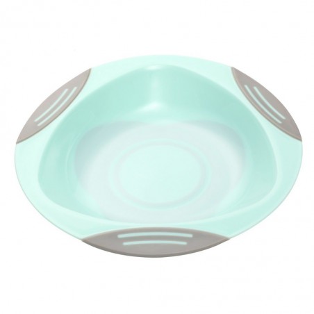 Babyono Plate for children and babies with suction cup - mint