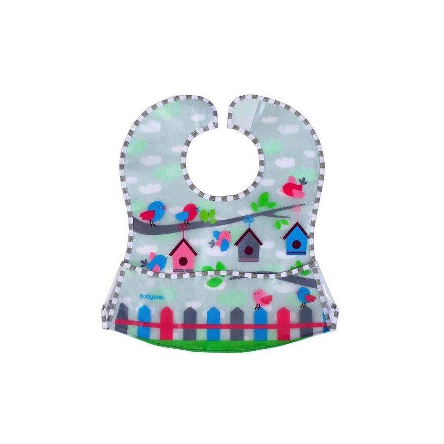 Babyo Babych mit Känguru-Tasche - Vögel
