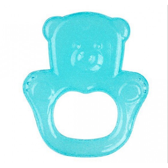 BabyOno Gel teether baby bear - turquoise