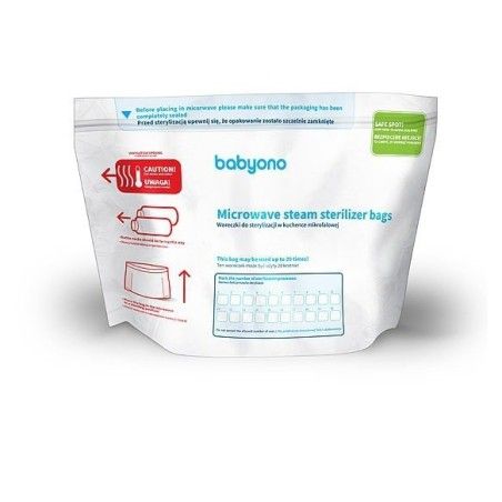 Babyo pouches voor sterilisatie in een magnetron