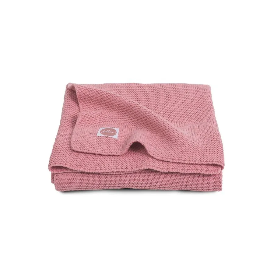 Jollein Basic knit blanket Coral 75x100cm Jollein Basic knit blanket Coral 75x100cm