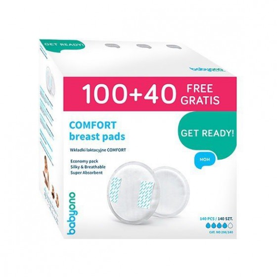 Breast pads BabyOno COMFORT + 100 40pcs FREE