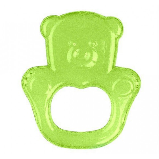 Babyono Teddy bear gel baby teether - green