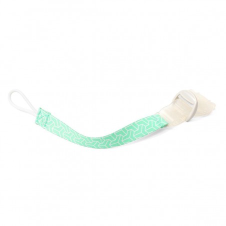 Babyono Schnullerband mit Clip - MINT