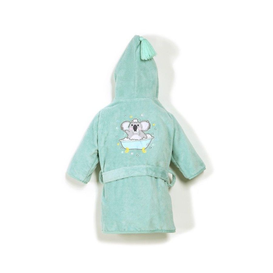 LA MILLOU SZLAFROK BAMBOO SOFT SMALL MINT HELLO WORLD -
