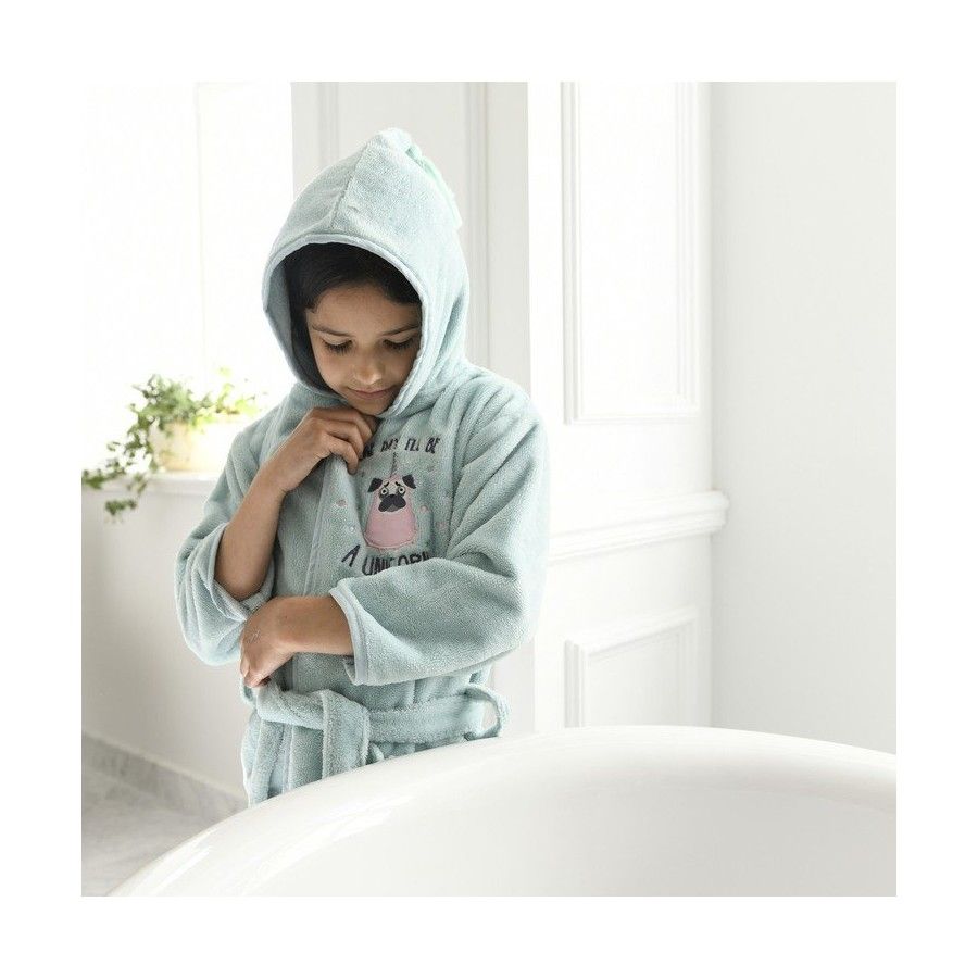 LA MILLOU SZLAFROK BAMBOO SOFT MEDIUM MINT HELLO WORLD