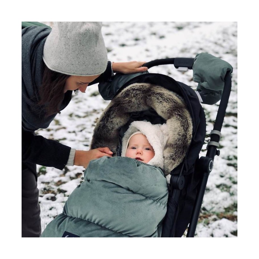 LA MILLOU ASPEN WINTERPROOF MUFKA RĘKAWICE KHAKI VELVET