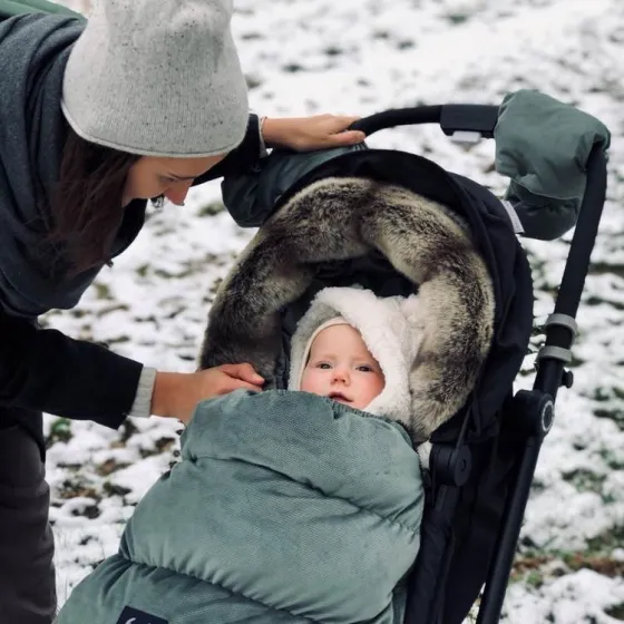 LA Millou ASPEN WINTERPROOF stroller BAG UNI FOREST KHAKI