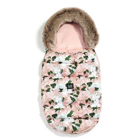 La Millou BY MAŁGORZATA ROZENEK-MAJDAN - ASPEN WINTERPROOF STROLLER BAG UNI - LADY PEONY & POWDER PINK